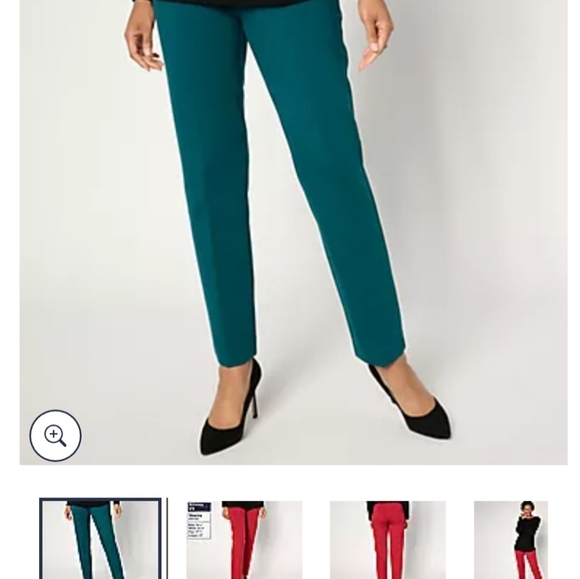 Susan Graver Pants - Susan Graver Regular Ponte Straight-Leg Pull-On Pants NWT Sz LP